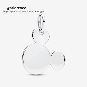 Pandora Disney Mickey Mouse Engravable Dangle Charm